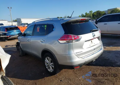 2015 Nissan Rogue Sv z USA, uszkodzony, nr VIN KNMAT2MV9FP507220